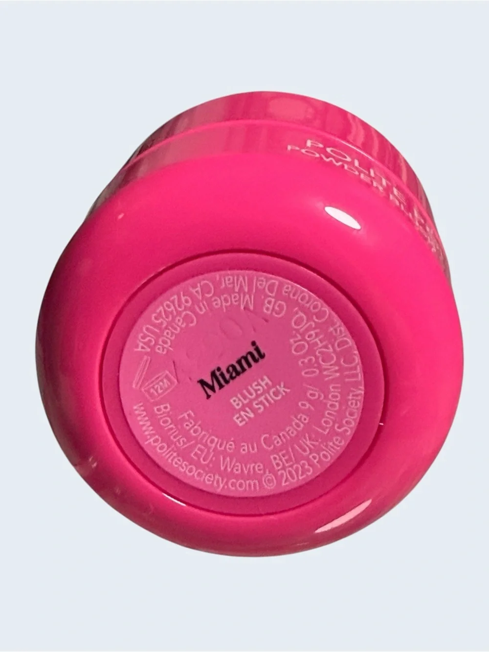 Polite Pops by Polite Society, Blush Stick in MIAMI  Matte Cream-to-Powder